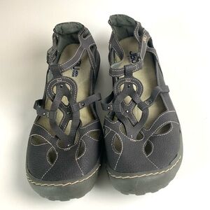 JBU‎ JAMBU Memory Foam Mary Jane Sandals Casual Shoes Womens Sz 10 M Gray Sydney